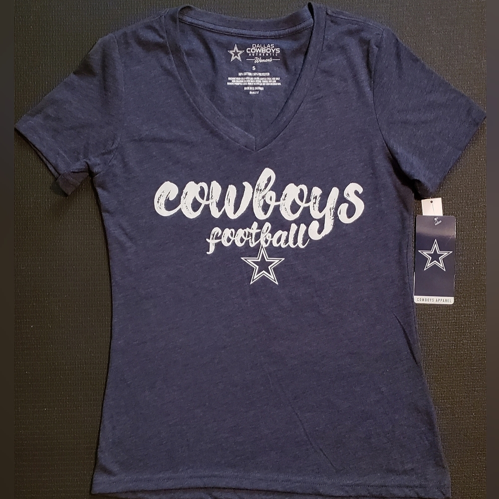 WOMEN'S COWBOYS FOOTBALL Marita V-Neck T-Shirt (S, M, L or XL)